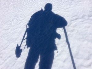 A self portrait, taken in March 2014 outside of Ely, Nevada.